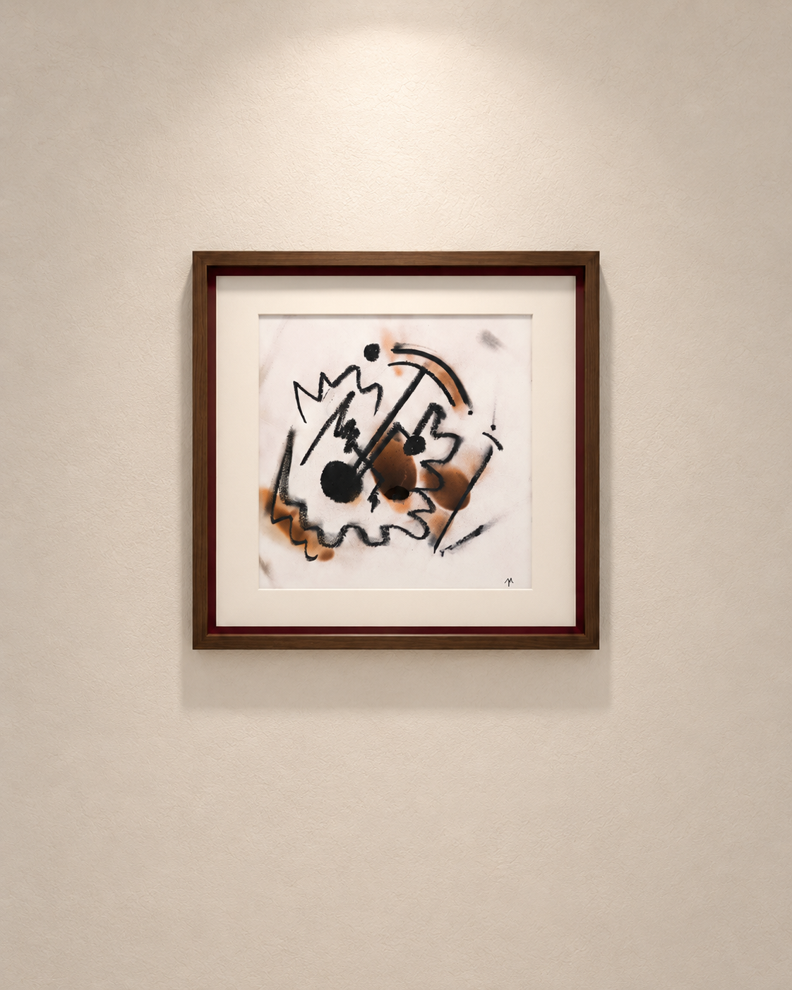 Obra Impulsos 2, técnica mixta de Juan Miguel Benito