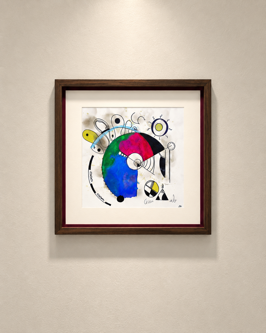 Obra Reconsiderando, técnica mixta de Juan Miguel Benito