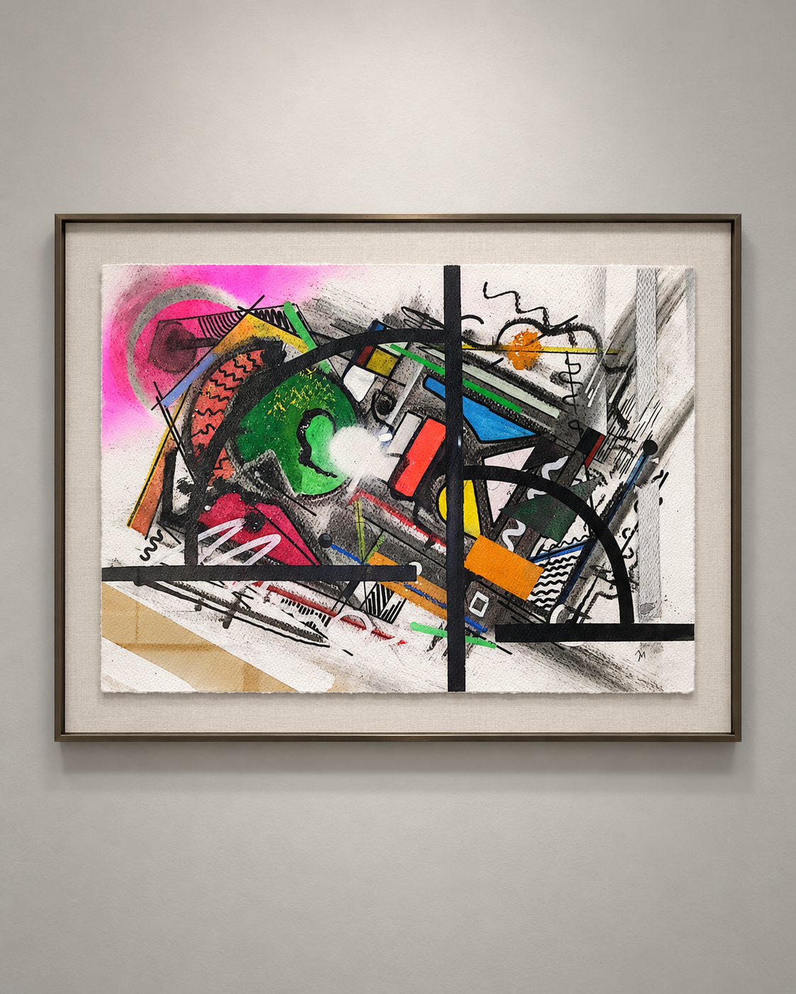 Obra El perdón, técnica mixta de Juan Miguel Benito