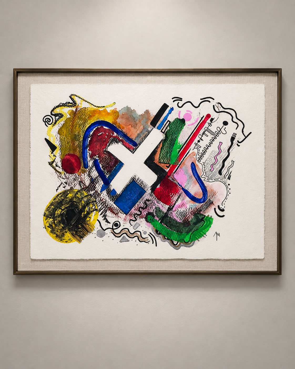Obra Emptiness / Vacío, técnica mixta de Juan Miguel Benito