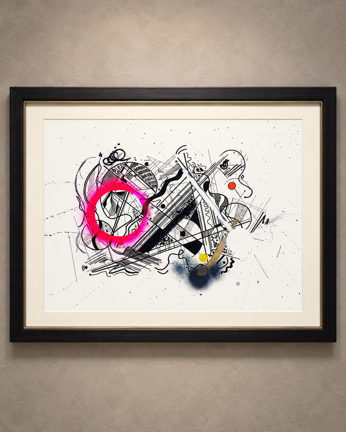 Obra En iteración constante, técnica mixta de Juan Miguel Benito